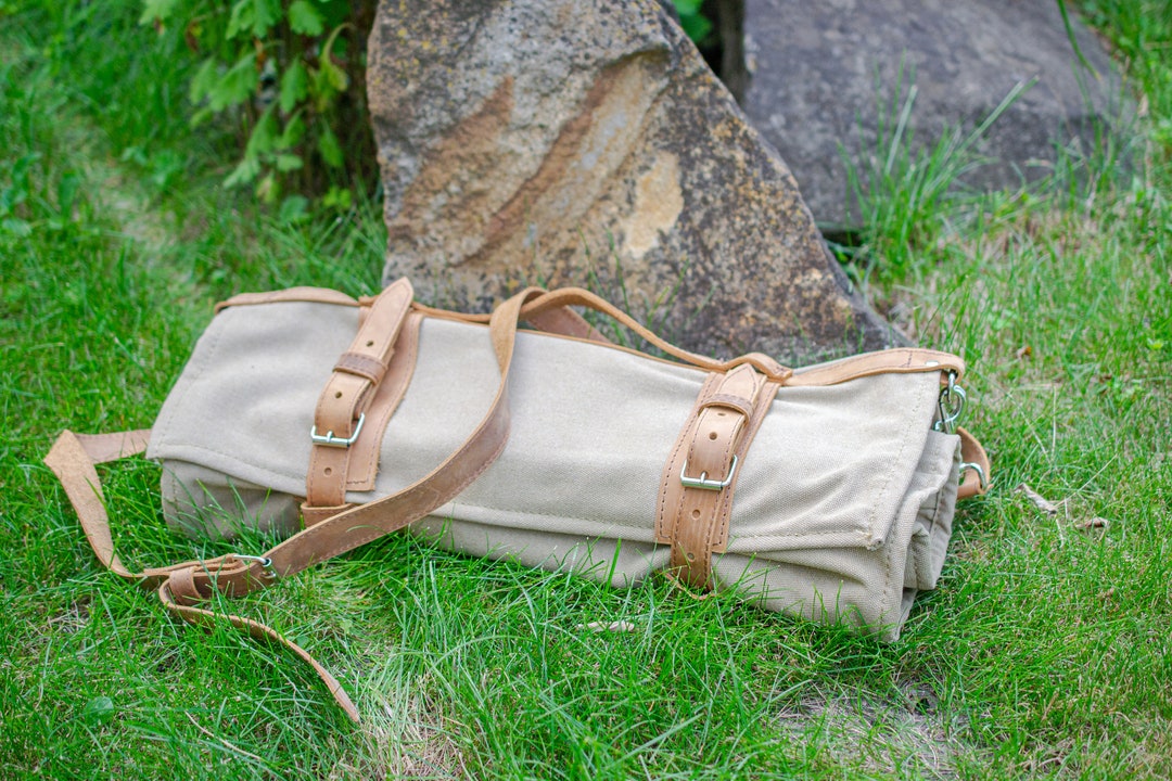 Canvas Knife Roll Bag Canvas Travel Case Custom Knife Roll Etsy
