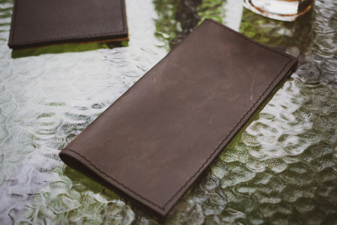 Leather Check Presenter Restaurant Check Presenter Guest Etsy