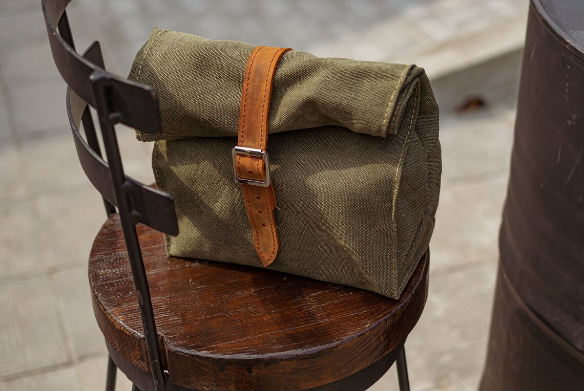 kaufmann mercantile canvas lunch bag
