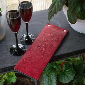 Porta menù personalizzato in pelle con logo, porta menù personalizzato, porta menù personalizzato per ristorante, menù cocktail, menù bevande, menù bar caffetteria