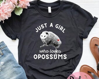 Camiseta unisex de algodón suave para amantes de las zarigüeyas