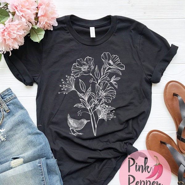Botanical Shirt - Etsy