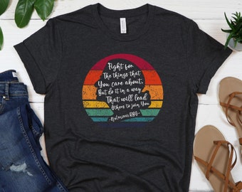 RBG Zitat T-Shirt: Kampf für das, was dir wichtig ist, Notorious RBG