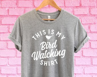 Birdwatching T-Shirt: Eco-Friendly Bird Lover Gift