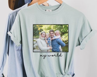 Custom Comfort Colors® TShirt, Custom T-Shirt with Photo, Personalized Custom Matching Shirts, Custom Photo Shirt, Team Shirts, Plus to 4XL