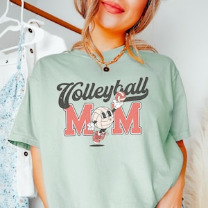 Vintage Volleyball Mom Comfort Colors T-Shirt