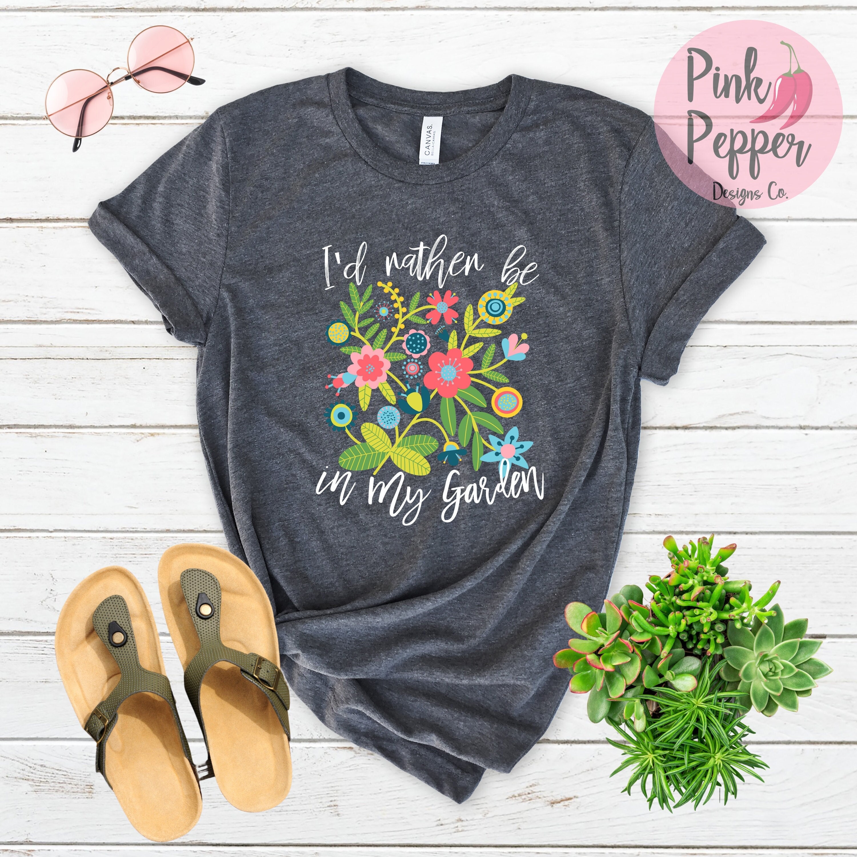 【Paragraph】24SS★ no.036 LOVE GARDENING T SHIRT Garden Lover T-shirt Gardening Tee Shirt Cottagecore Shirt