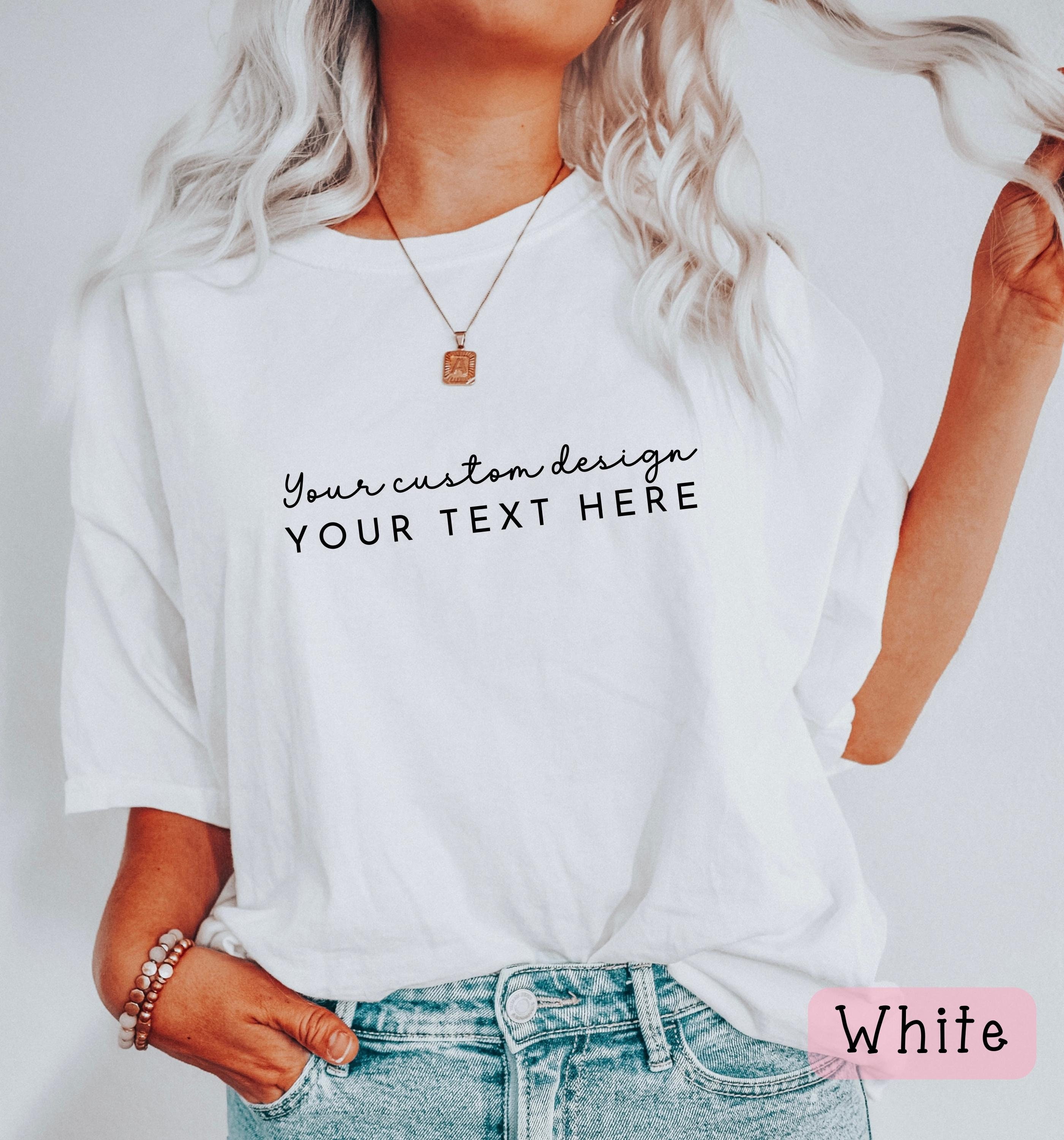 Custom TShirt, Custom T-Shirt with Photo, Personalized Custom Matching ...