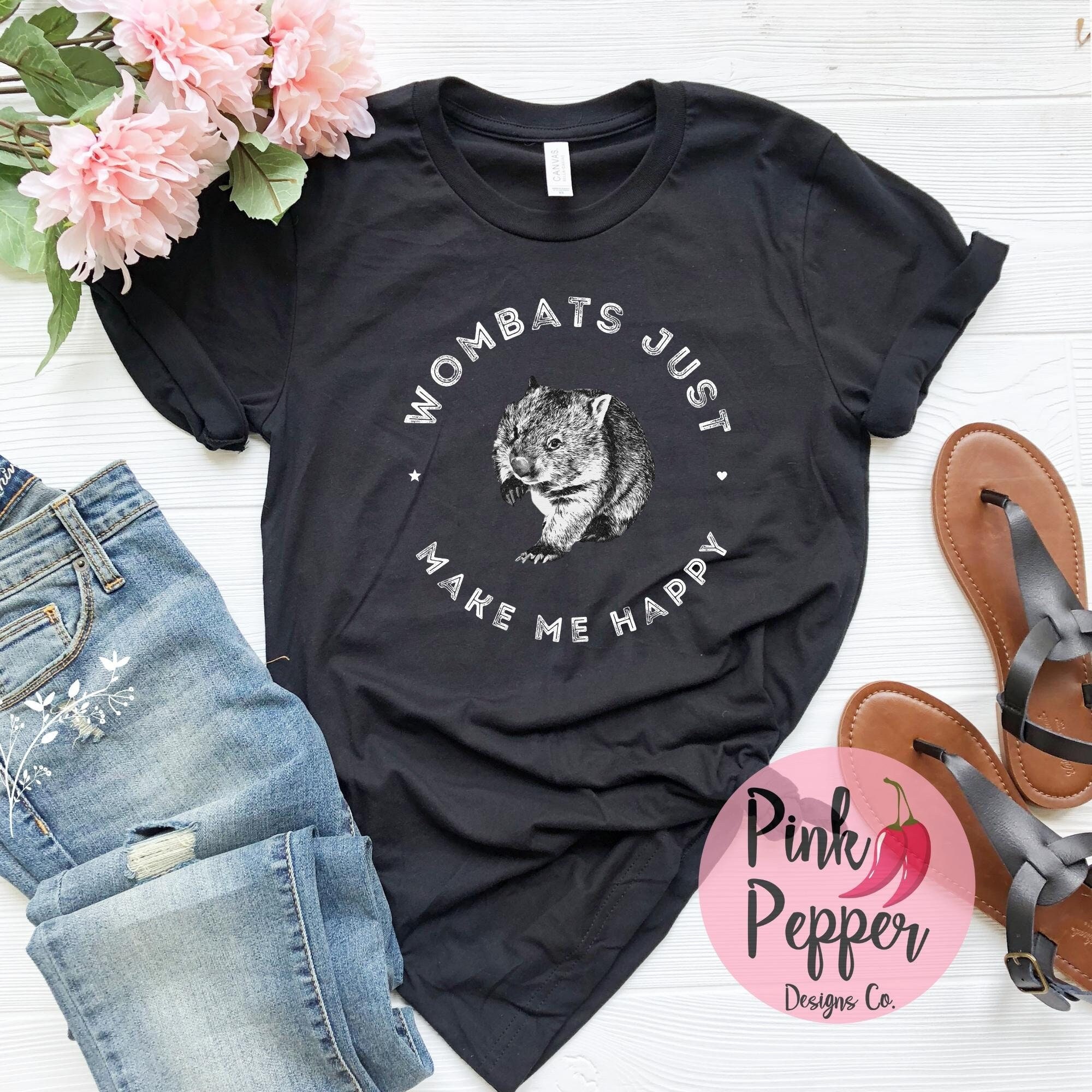 Wombat T Shirt - Etsy Canada