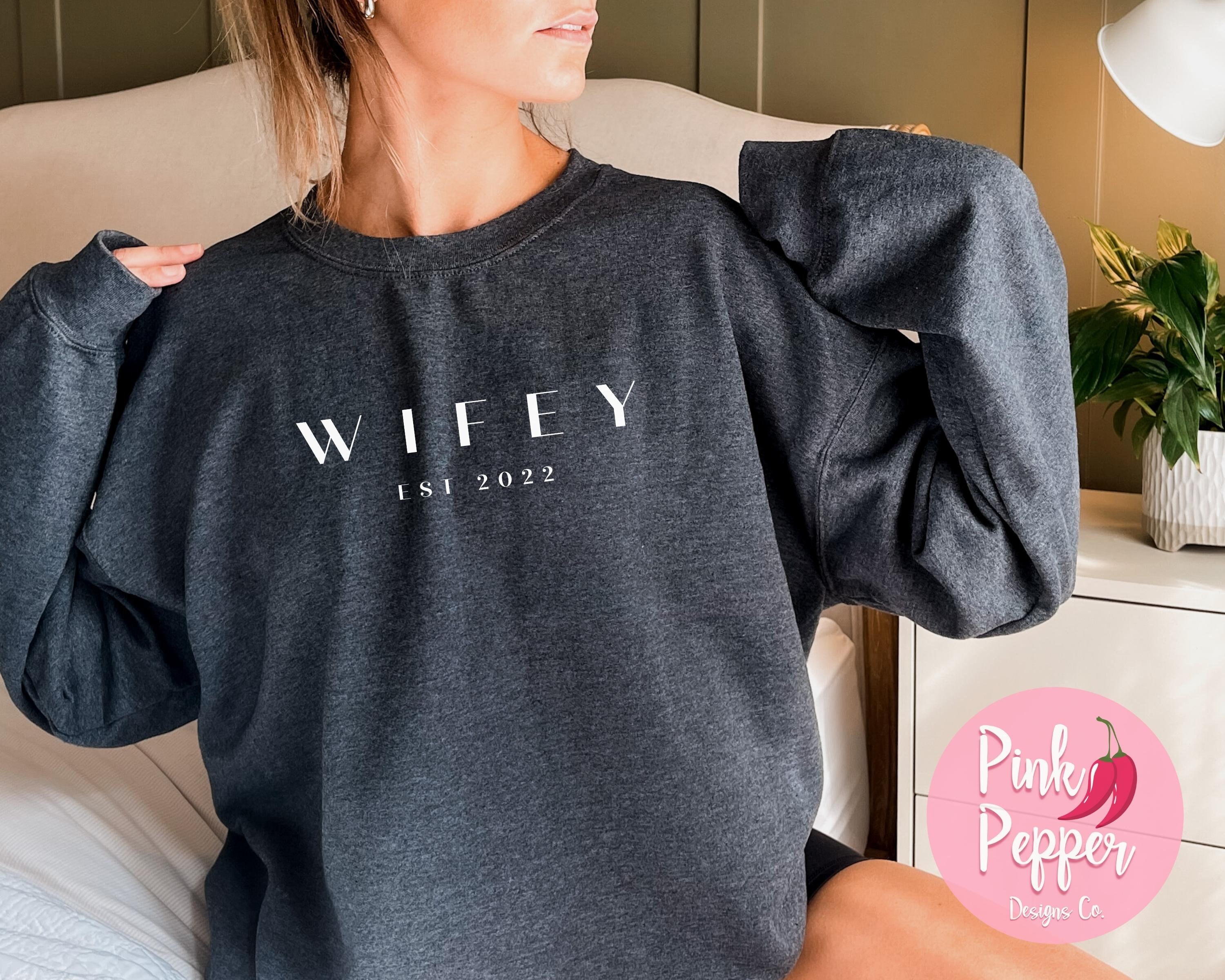 Hubby Est. 2022 Per Coppie Anniversario Di Matrimonio Luna Di - Foto 2