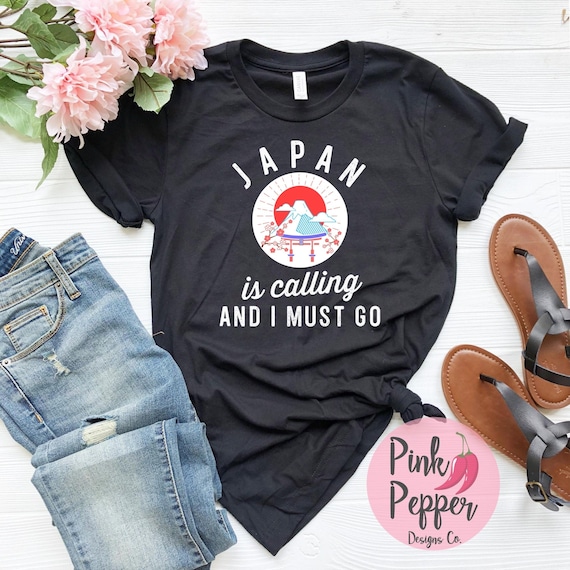 Japan Travel Shirt: Japanophile World Traveler Tee (Up to 4XL)