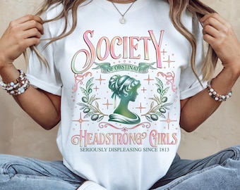 Pride and Prejudice T-Shirt: Boho Bookish Austen Novel Tee