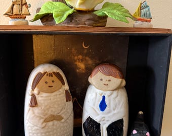 Assemblage Art, Found Object Art, Wedding Art, Bride & Groom and Their Cat Join The Festivities