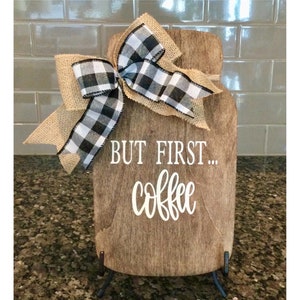 Farmhouse Kitchen Decor, Farmhouse Kitchen Countertop, Farmhouse Kitchen Mason Jar, Housewarming Gift, Rustic Kitchen Decor, Kitchen Sign
