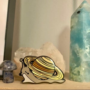 Satursnailia Enamel Pin - Ready to Ship