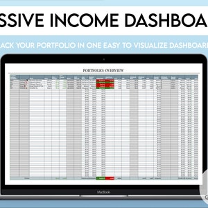 Investment Portfolio Tracker I Passive Income Dashboard: Stocks & Dividends image 3