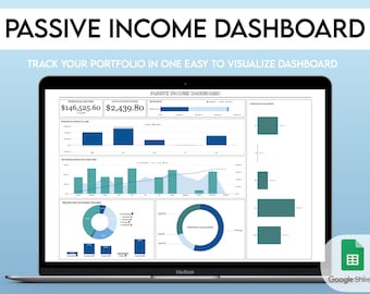 Investment Portfolio Tracker I Passive Income Dashboard: Stocks & Dividends