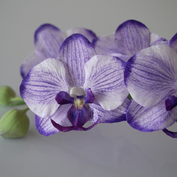 Orchidée, fleur d'orchidée, bouquet d'orchidées, fleur artificielle, fait main, décoration d'intérieur, décoration d'intérieur, décoration de salon, fleur en mousse eva,
