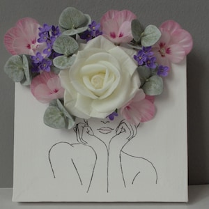 Original painting, flower painting, 3D painting.