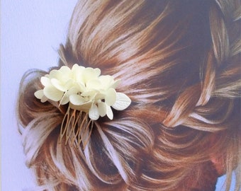 Braut Blumen Mini Kamm, Minimalist Hochzeit Haarschmuck