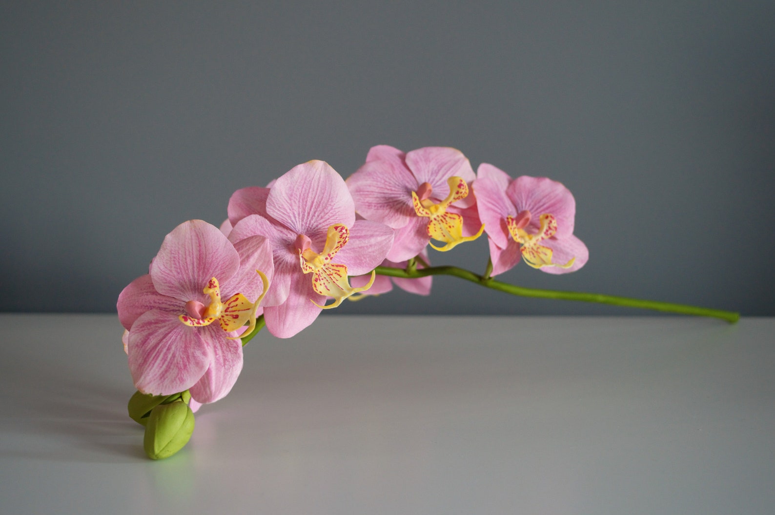 Orchid Orchid Flower Bouquet Orchid Artificial Flower Etsy