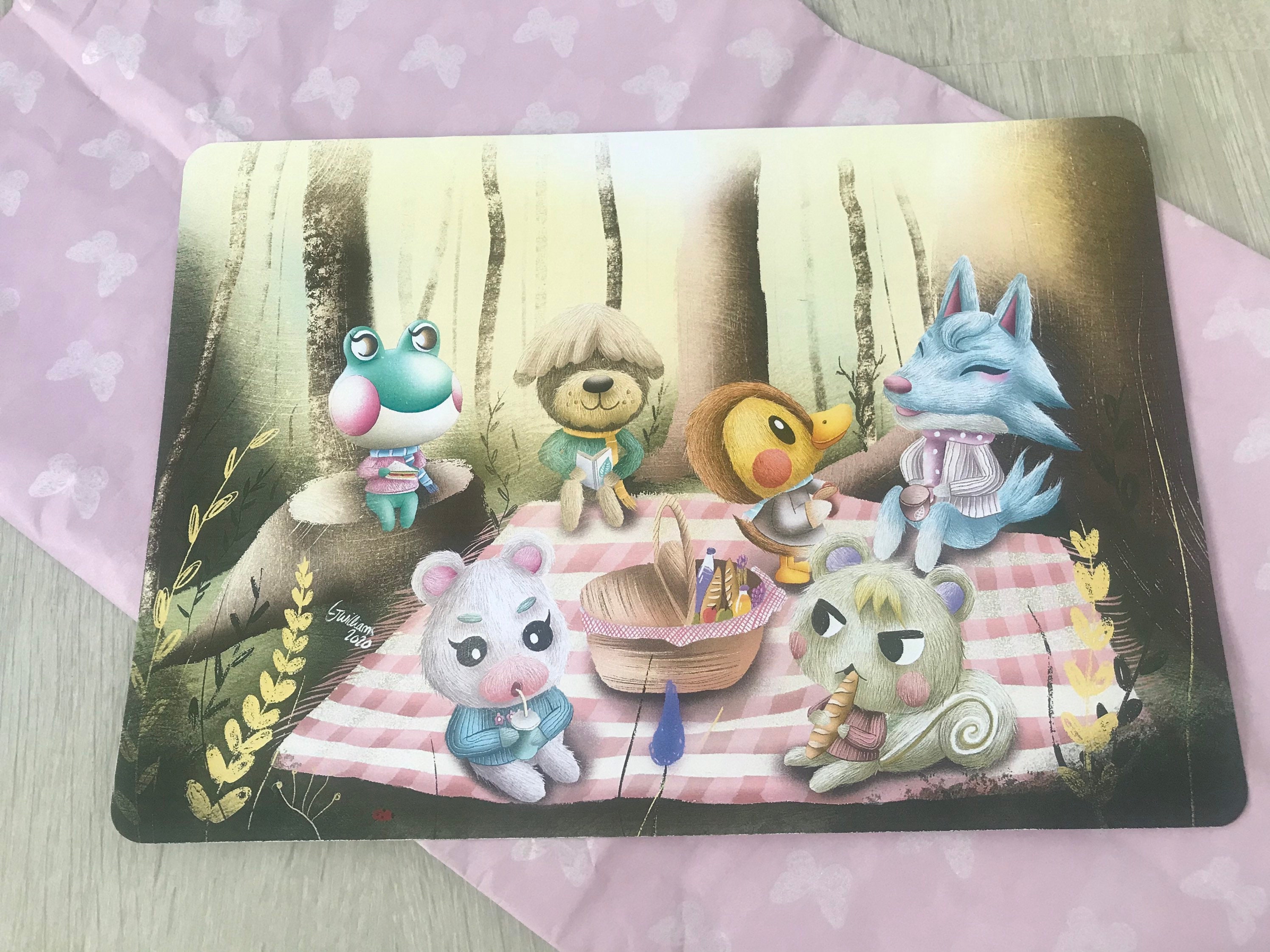 Animal Crossing Illustration Print Lily Shep Molly Etsy