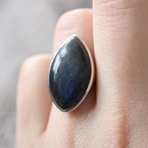 Labradorite Ring 925 |  Sterling Silver