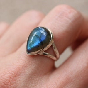 Labradorite Ring 925 |  Sterling Silver