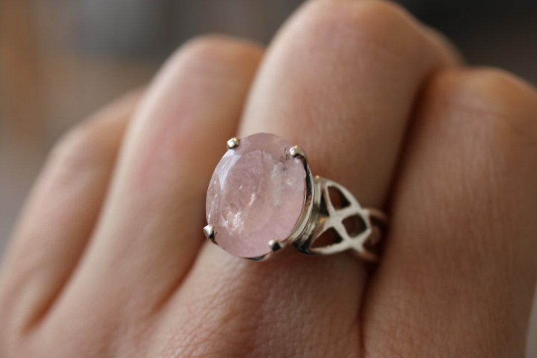 モルガナイト リング | 925 スターリング シルバー - Etsy 日本