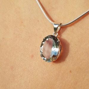 Prasiolite | Green Amethyst Pendant | 925 Sterling Silver