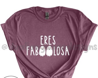 Bilingual teacher ghost shirt | Halloween Spanish tshirt | bilingual teacher | maestra holiday gift | teacher t-shirt | Mexican teacher