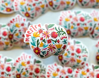 Maestra Vinyl Sticker  | Mexican Sticker | Bilingual | Spanish Teacher Gifts | Educational Stickers | Positive Quote | dual language