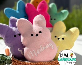 Handmade Easter Plush Bunny | Soft Stuffed Bunny | Personalized Easter Gift | Spring Bunny Decor | Cute Bunny Plushie | Easter Basket Filler