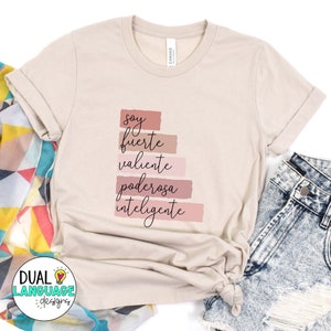 Women empowerment shirt | positive quotes | bilingual teacher gift | inclusive | cotton tshirt | teacher shirt | Spanish tee | Hispanic