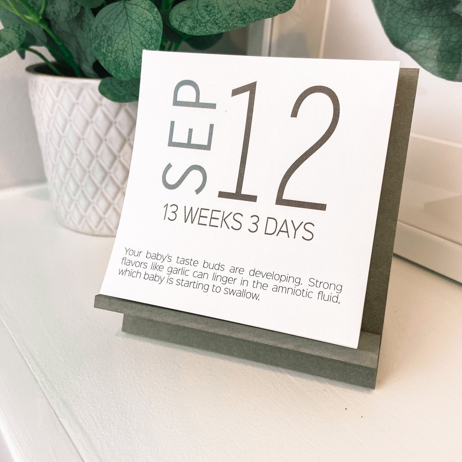 baby countdown calendar mother's day gifts for expecting moms