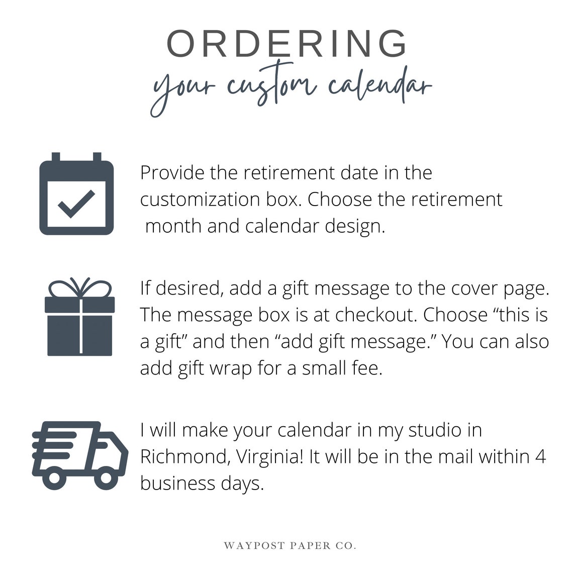 Retirement Countdown Calendar Custom Retiring Gift for | Etsy
