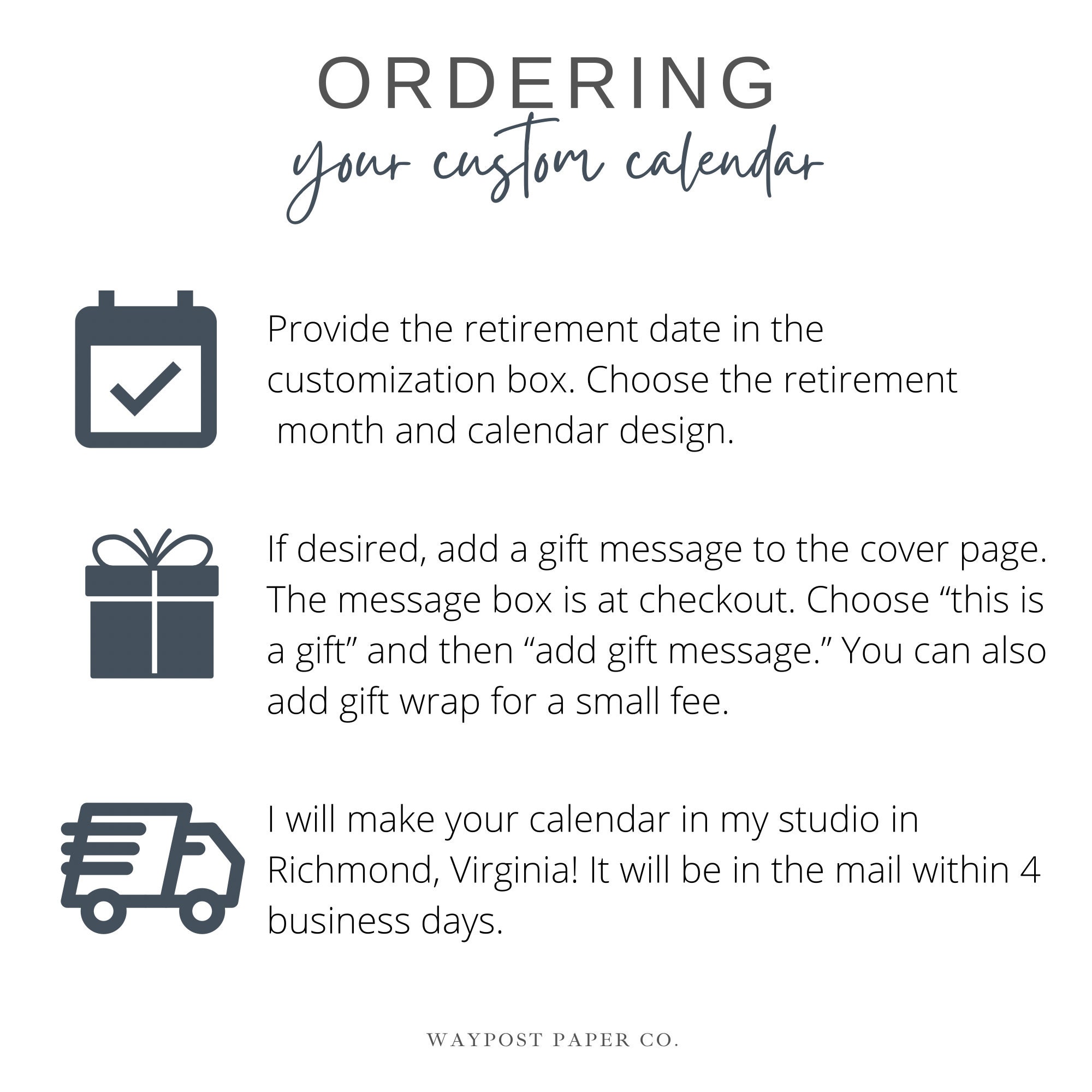 Retirement Countdown Calendar Custom Retiring Gift for - Etsy