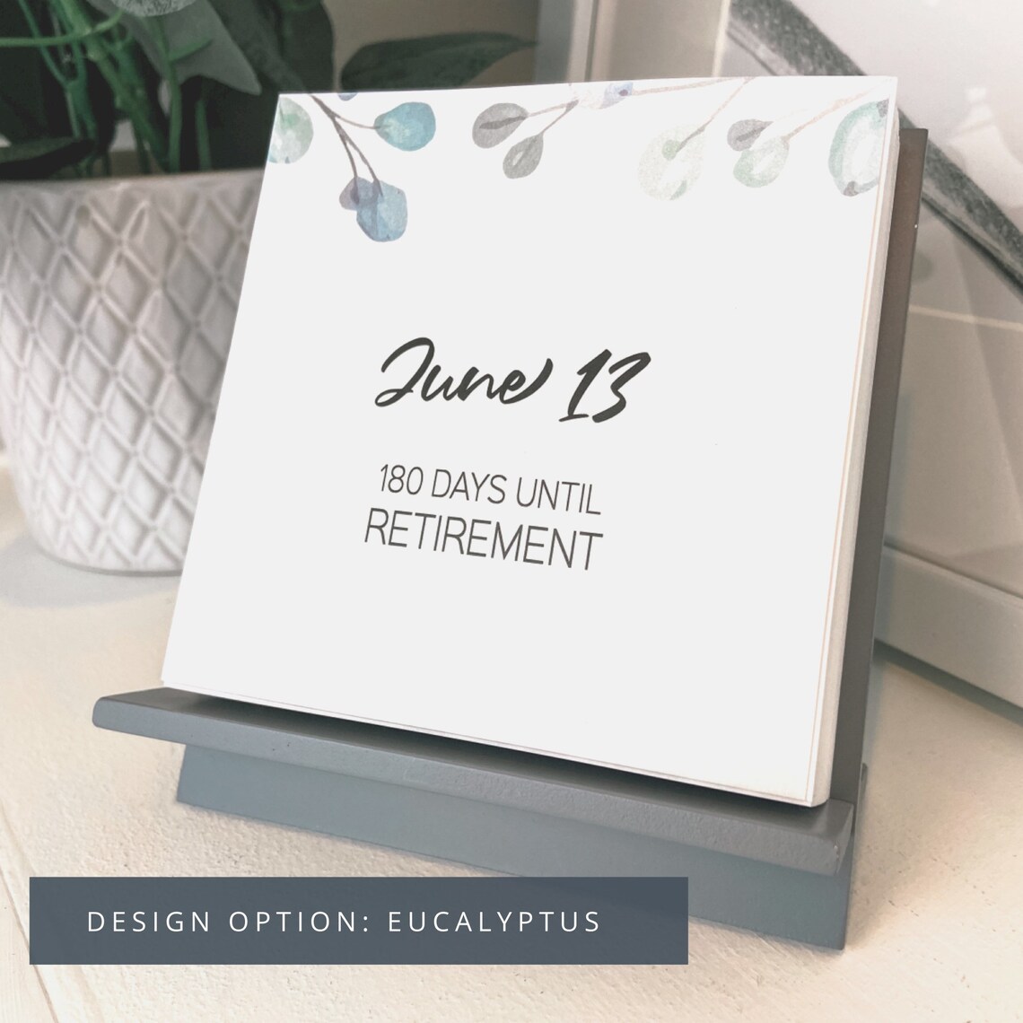 Retirement Countdown Calendar Custom Retiring Gift for | Etsy