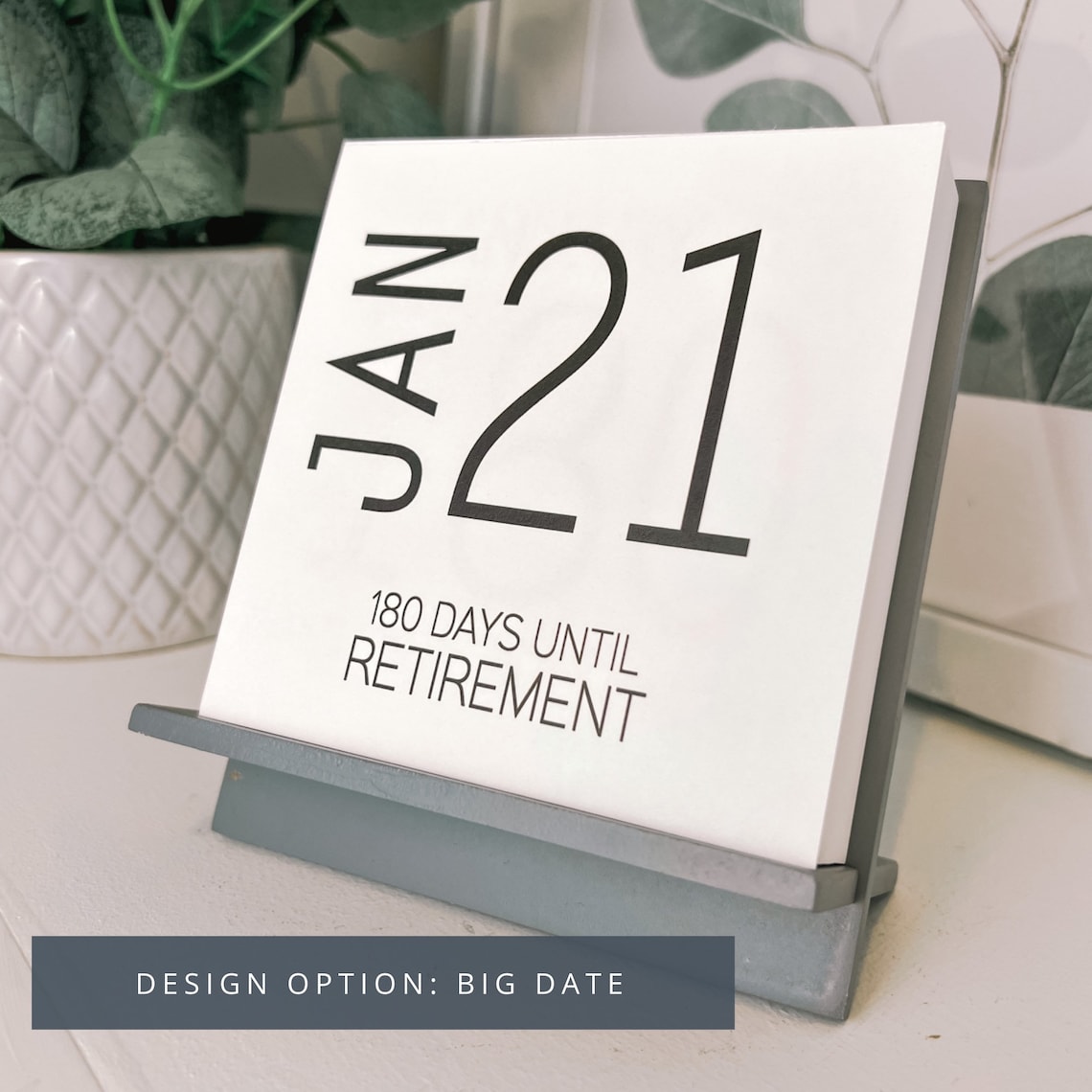 Retirement Countdown Calendar Custom Retiring Gift for - Etsy