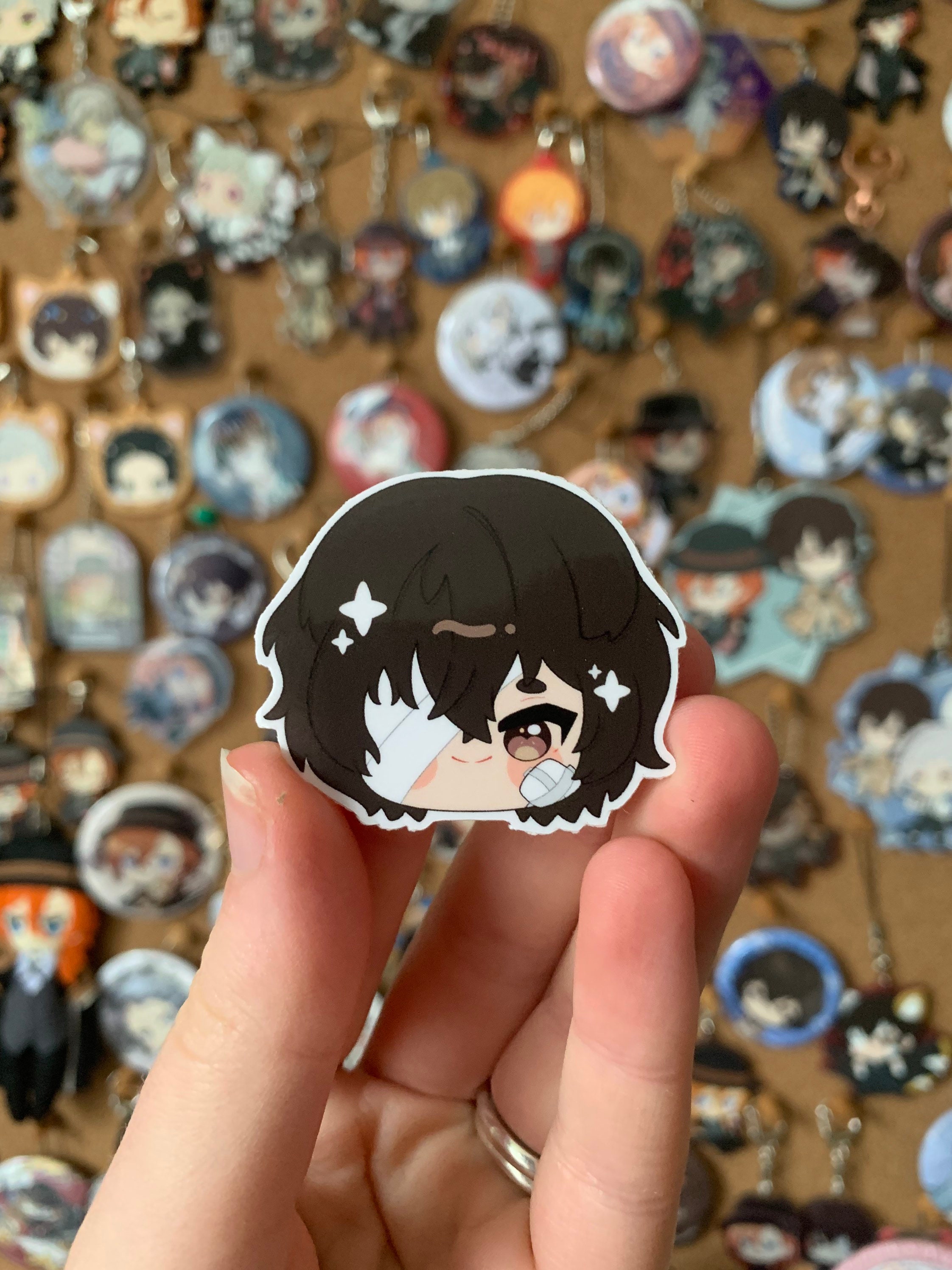  50Pcs Classic Anime Bungo Stray Dogs Stickers for Kids
