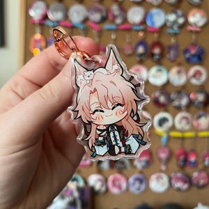Honkai Star Rail Jiaoqiu Acrylic Charm Keyring