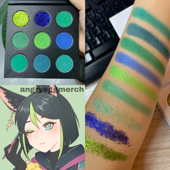 Genshin Impact Tighnari Inspired Makeup Palette / Eye Shadow - Etsy Genshin Impact Tighnari Inspired Makeup Palette / Eye Shadow - Etsy