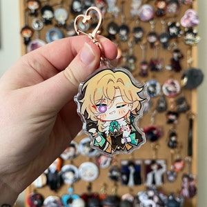Honkai Star Rail Aventurine Acrylic Charm Keyring