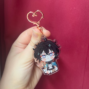 Honkai Star Rail Dan Heng Cat Charm / Glitter Charm