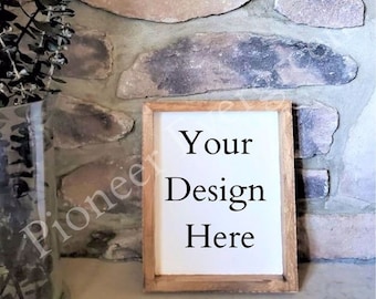 Vertical Wood Frame Mockup,Modern Poster Mock Up,Minimalist Digital Frame Mockup,Boho Wooden Frame Mockup,Scandinavian Wood Mockup,Simple