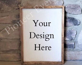 Vertical Wood Frame Mockup,Modern Poster Mock Up,Minimalist Digital Frame Mockup,Boho Wooden Frame Mockup,Scandinavian Wood Mockup,Simple
