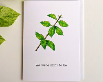 Mint to Be | Herbs | Handmade Greeting Card