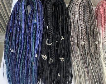 50 Double Ended Synthetic Braids Hair Extensions: Long, Soft, Natural Look