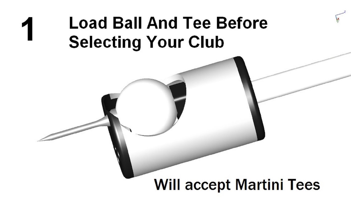 Tee Pal Golf Ball Teeing Device for Seniors With Bending Etsy