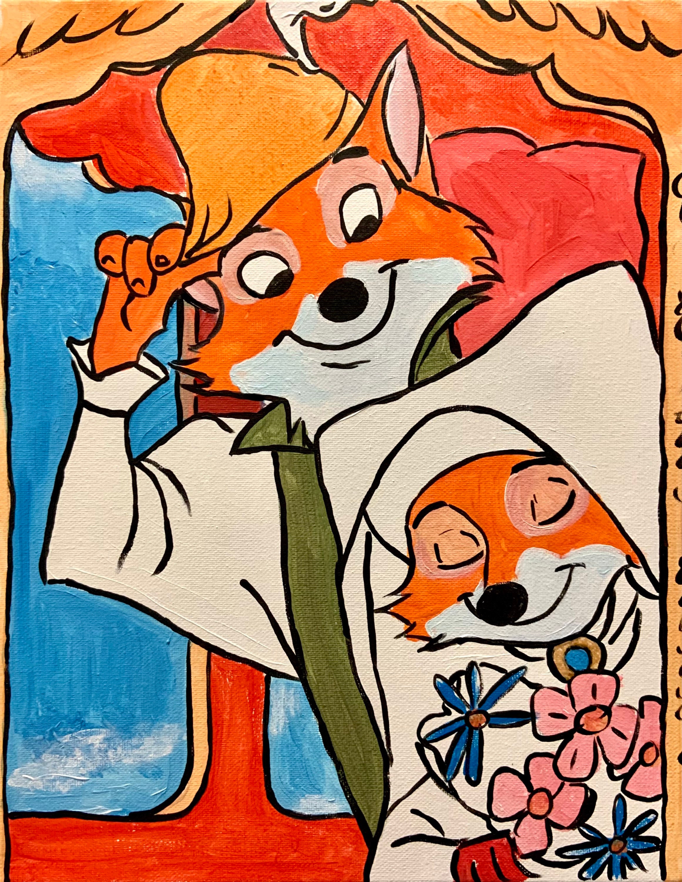 Canvas Print disneys Robin Hood and Maid Marian Wedding - Etsy